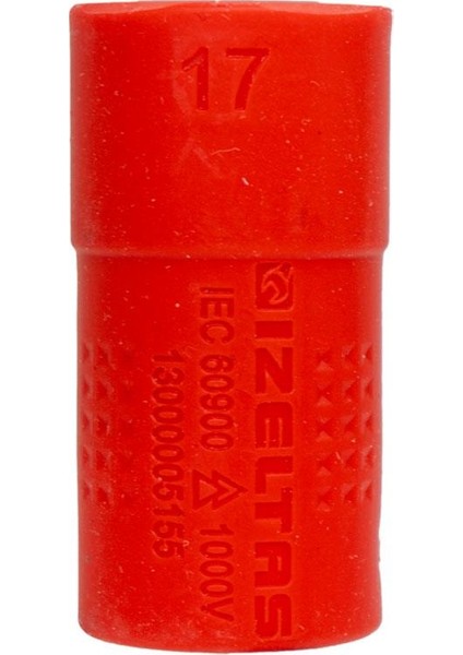 Izeltaş 13000005155 1000V Izoleli 6 Köşe 1/2" Lokma Anahtar 17 mm fırsatları