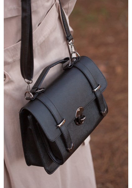 Gımosa Ines Vegan Deri Ayarlanabilir Uzun Askılı, Kilitli Kadın Çantası, Omuz Çantası, Çapraz Çanta fiyatları