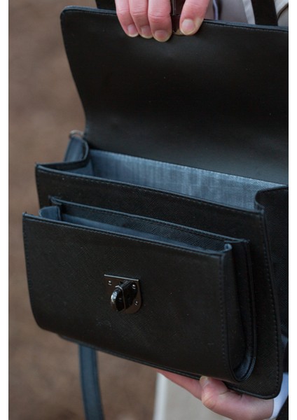 Gımosa Ines Vegan Deri Ayarlanabilir Uzun Askılı, Kilitli Kadın Çantası, Omuz Çantası, Çapraz Çanta modelleri