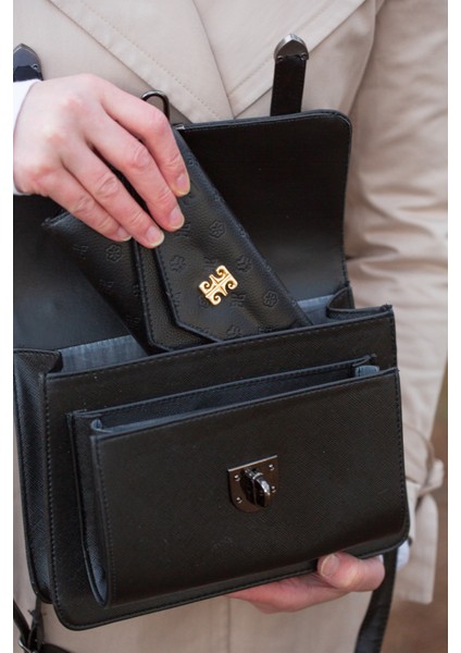 Gımosa Ines Vegan Deri Ayarlanabilir Uzun Askılı, Kilitli Kadın Çantası, Omuz Çantası, Çapraz Çanta indirimleri