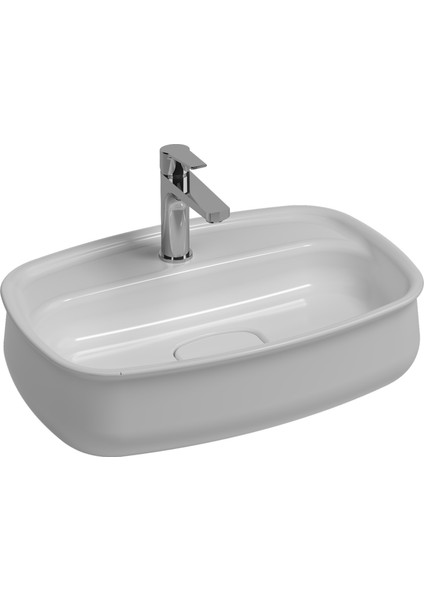 Fluido Tezgah Üstü Lavabo, 60 cm
