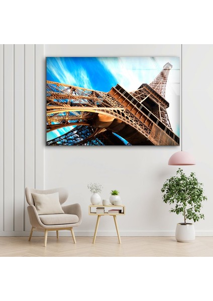 Eyfel Kulesi Temperli Cam Duvar Tablosu modelleri