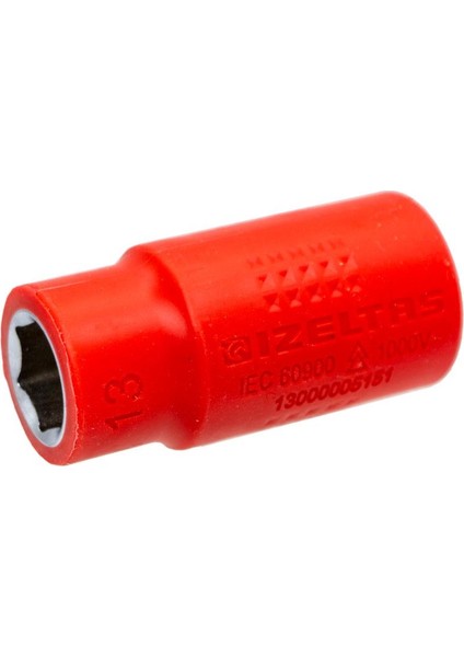 Izeltaş 13000005151 1000V Izoleli 6 Köşe 1/2" Lokma Anahtar 13 mm