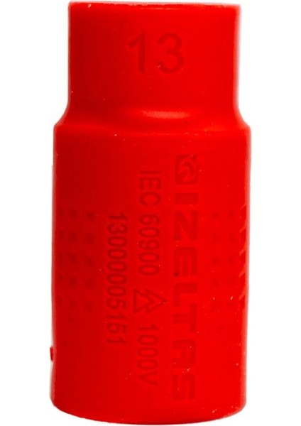 Izeltaş 13000005151 1000V Izoleli 6 Köşe 1/2" Lokma Anahtar 13 mm