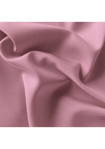 Tekli Kadife Dokulu Kırlent Kılıfı Pembe