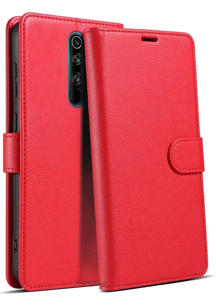 MTK Moveteck Xiaomi Redmi Note 8 Pro Kılıf Tam Kaplar Deri Dokulu