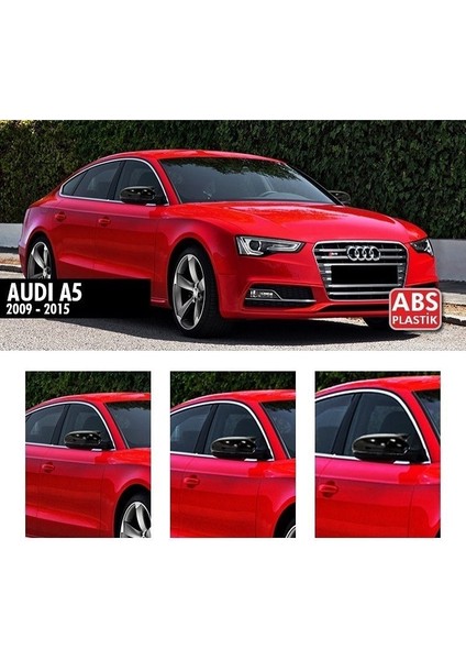 Audi A5 B8 Yarasa Ayna Kapak Parlak Siyah 2009-2015