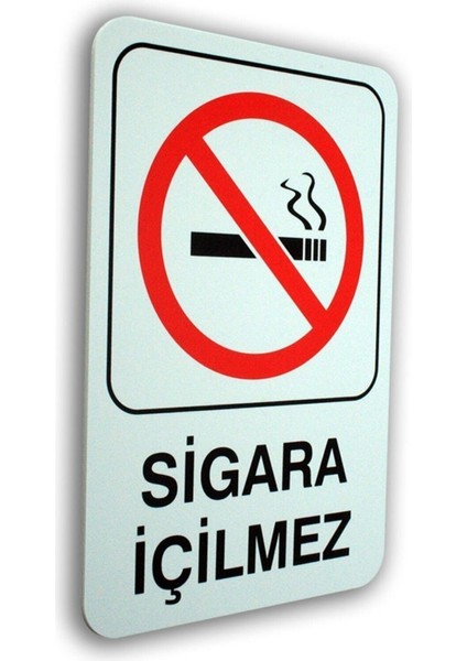 Pano Pvc Uyarıcı Levha Sigara Içilmez 16*24 cm
