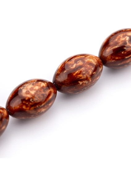 Kahve Tonda Sentetik Opal Malzeme Tesbih modelleri