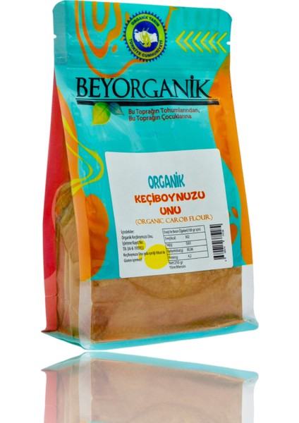 BeyOrganik Organik Tam-Keçiboynuzu Unu  250gr