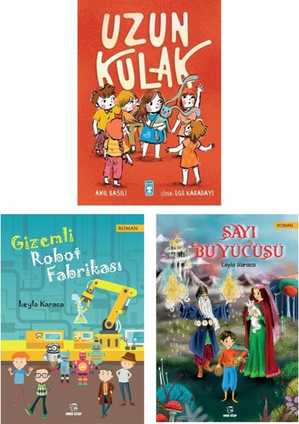 Uzun Kulak - Gizemli Robot Fabrikası - Sayı Büyücüsü 3 Kitap