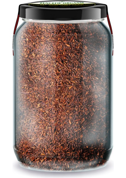 Kırmızı Çay Rooibos Bi Kavanoz 660 cc Cam Kavanozda Saf Katkısız Rooibos Roibos Roybos Pure Red Tea