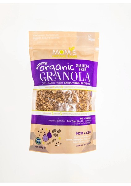 Organic Gluten-free Fig & Walnut Granola 300g