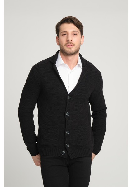 V Yaka Düğmeli Triko Ceket (E23-6709) fırsatları