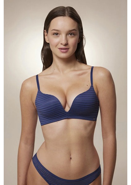 Dekolte Push Up Lacivert Sütyen fiyatları
