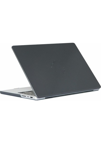 Macbook Pro 14 A2918 A2992 M3 Pro Max Işlemcili Koruma Kılıfı Karbon Hardcase Kapak