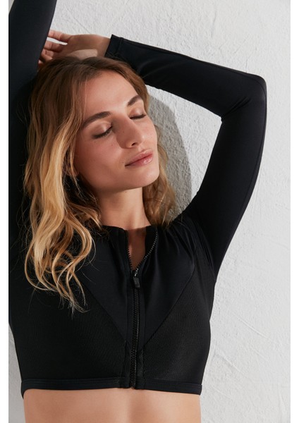 Siyah Hola Surf Bikini Üst