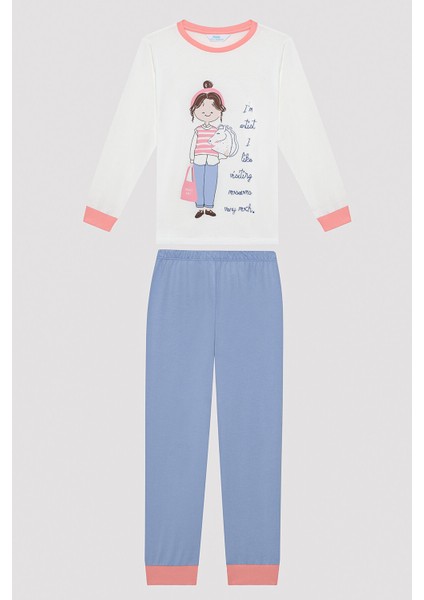 Kız Çocuk Ceramic Art Çok Renkli 2li Pijama Takımı
