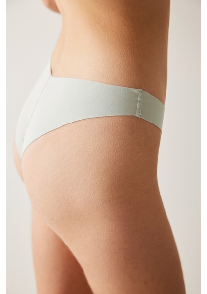 Lazer Kesim Pamuklu V Kesim Mint Brazilian Külot fiyatları