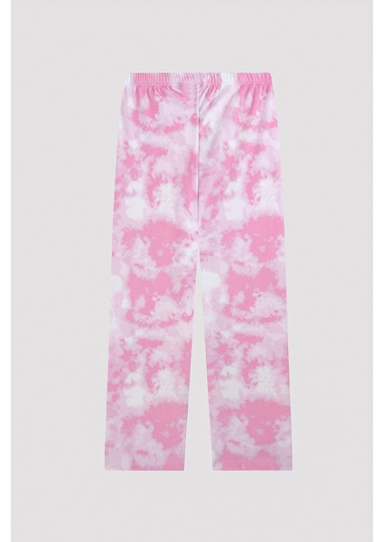 Kız Çocuk Anime Slogan Pijama Takımı
