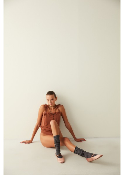 Modal Kahverengi Bodysuit