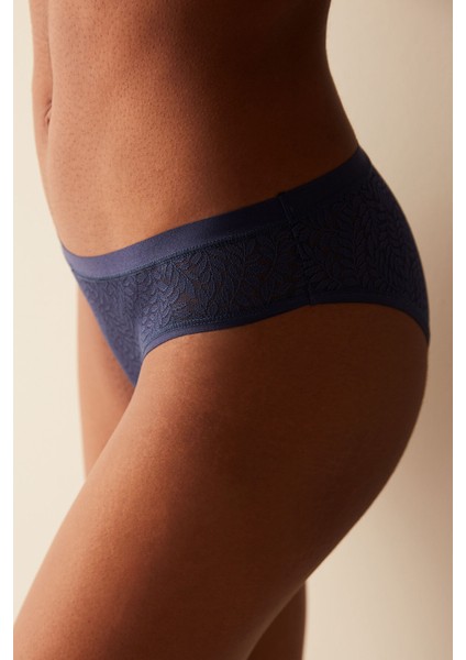 Dantel Dream Lacivert Slip Külot