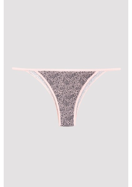 Be A Little Wild 3'lü Çok Renkli Brazilian Külot