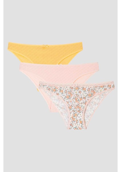 Printed Pointel 3lü Slip