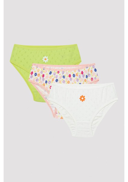 Kız Çocuk Happiness 3lü Slip Külot
