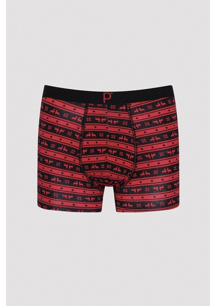 New Year Deer Çok Renkli 2li Boxer