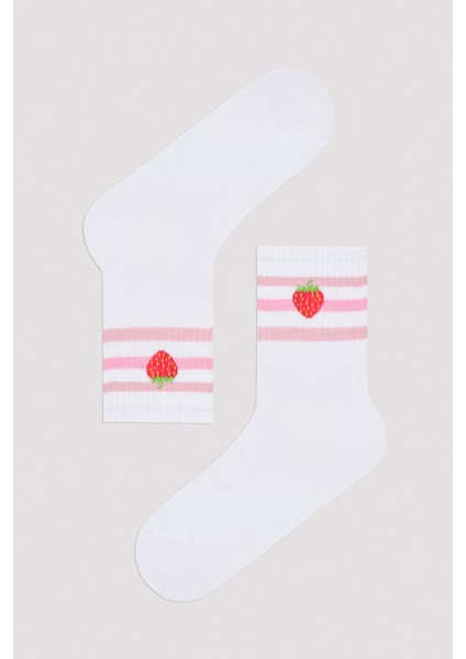 Strawberry Tennis Socket Çorap
