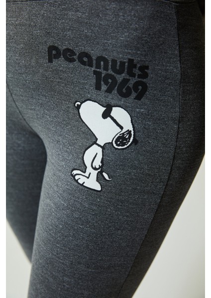 Yüksek Bel Snoopy Desenli Tayt fiyatları