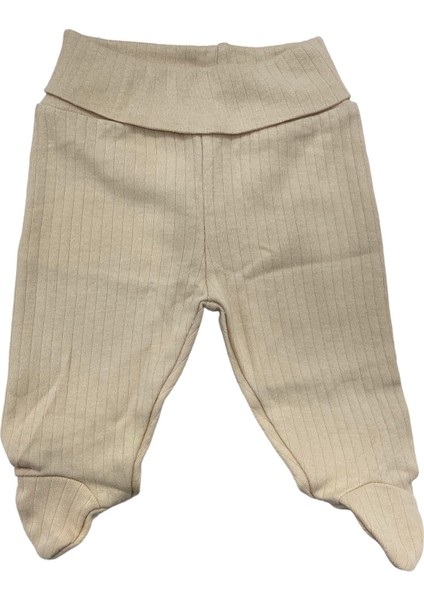Pantolon Patikli Raporlu Basic Theme Bej