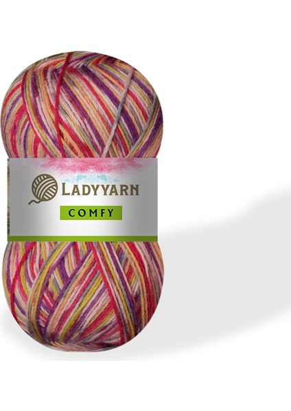 Lady Yarn Comfy El Örgü Ipliği (Çorap Ipliği)