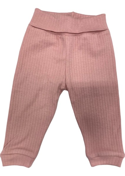 Pantolon Patiksiz Raporlu Basic Theme Pudra
