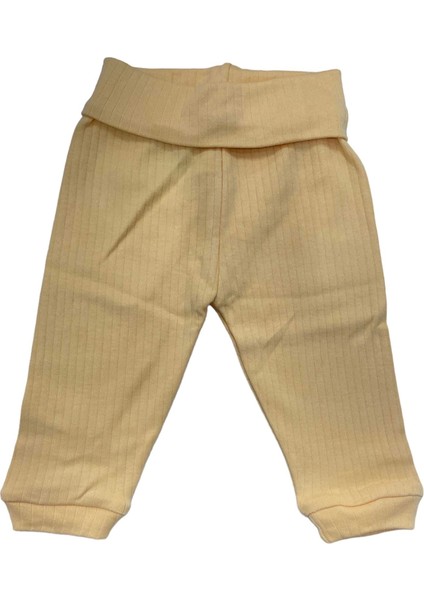 Pantolon Patiksiz Raporlu Basic Theme Sarı