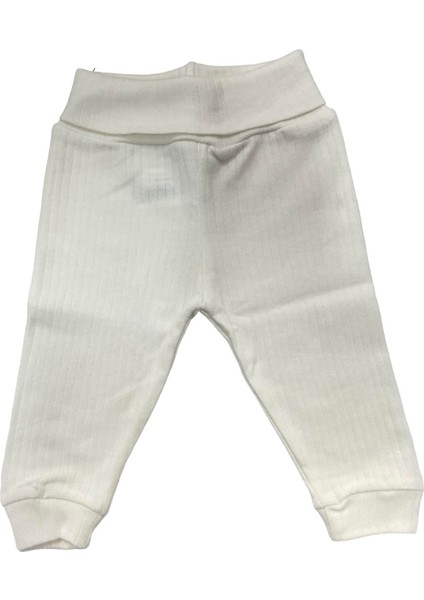 Pantolon Patiksiz Raporlu Basic Theme Ekru