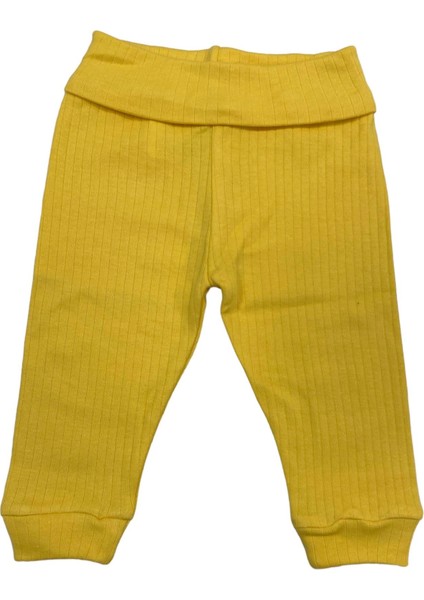 Pantolon Patiksiz Basic Theme Raporlu Limon Sarı