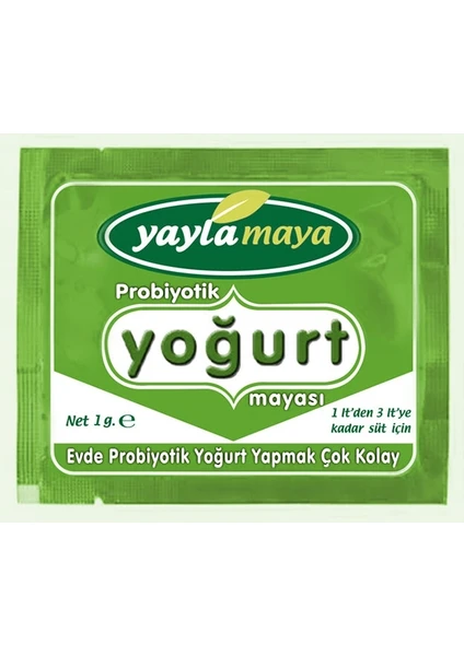 Yayla Maya Probiyotik Yoğurt Mayası 20’li Kutu (20 x 1 gr)