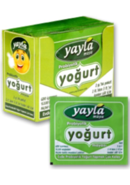 Yayla Maya Probiyotik Yoğurt Mayası 20’li Kutu (20 x 1 gr)