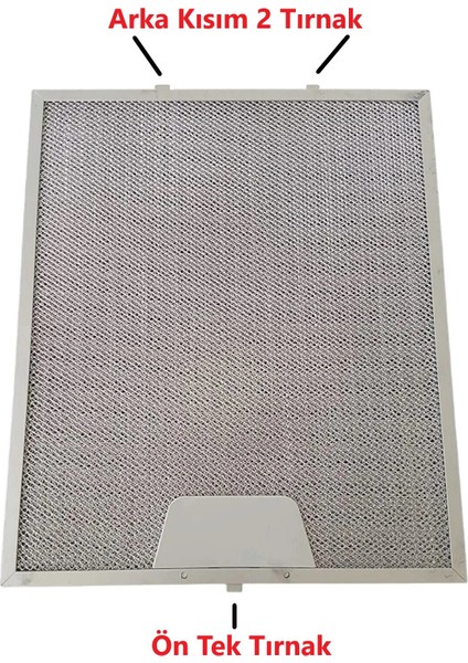 Blomberg DKC5060X, DKL2010XTR, DKP2021XTR Uyumlu Davlumbaz Yağ Filtresi indirimleri