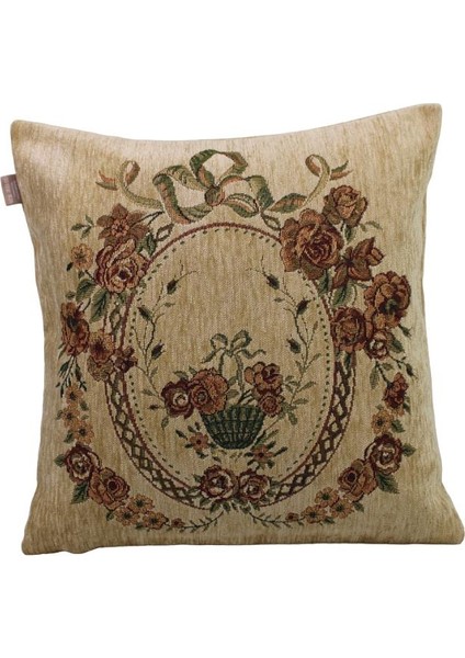 Belıeve Sepetli Goblen Kırlent 40*40 cm modelleri