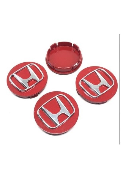 Honda Cıvıc Kırmızı Jant Göbek 56X52MM