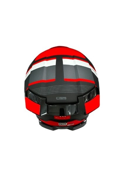 Thunder 4 Sv R25 B5 Şeffaf Vizör Kask Kırmızı Mat Siyah