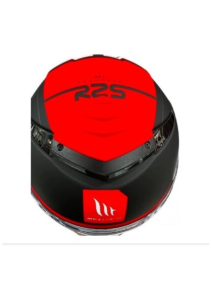 Thunder 4 Sv R25 B5 Şeffaf Vizör Kask Kırmızı Mat Siyah