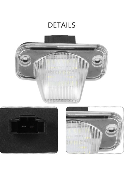 Araba 18SMD LED Plaka Numarası Işığı-Vw Transporter Caravelle Için (Yurt Dışından)