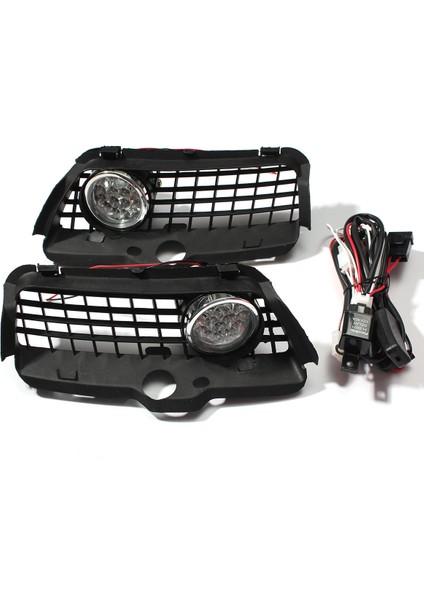 Vw Mk3 Golf Jetta Için Ön Tampon Izgarası LED Drl Sürüş Sis Lambası (Yurt Dışından)