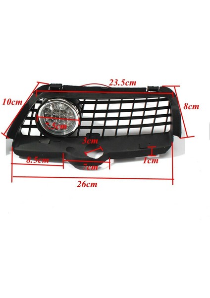Vw Mk3 Golf Jetta Için Ön Tampon Izgarası LED Drl Sürüş Sis Lambası (Yurt Dışından)