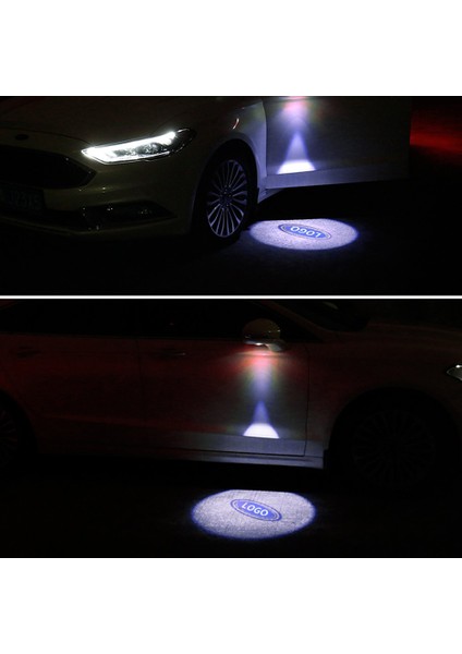 Fox Focus Rs St Için 2 Adet Araba Yan LED Ayna Aydınlatma Hoş Geldiniz Işığı (Yurt Dışından)