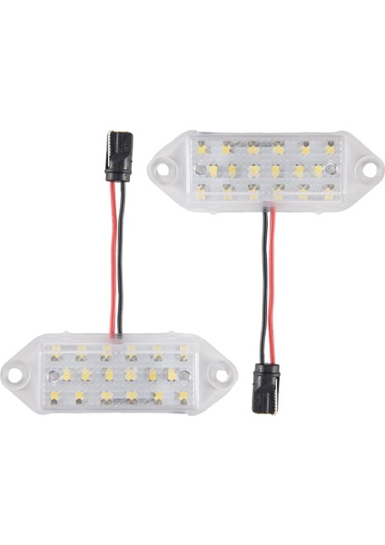 Mitsubishi Lancer x Evo 2003-2017 Için 2 Adet 18SMD Beyaz LED Işık (Yurt Dışından)
